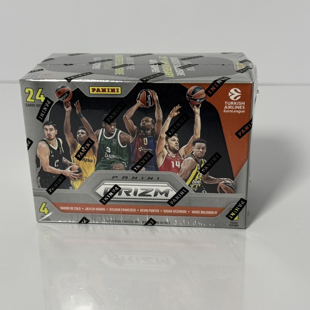 2024-25 Panini Prizm Turkish Airlines EuroLeague Basketball Blaster Box Sealed